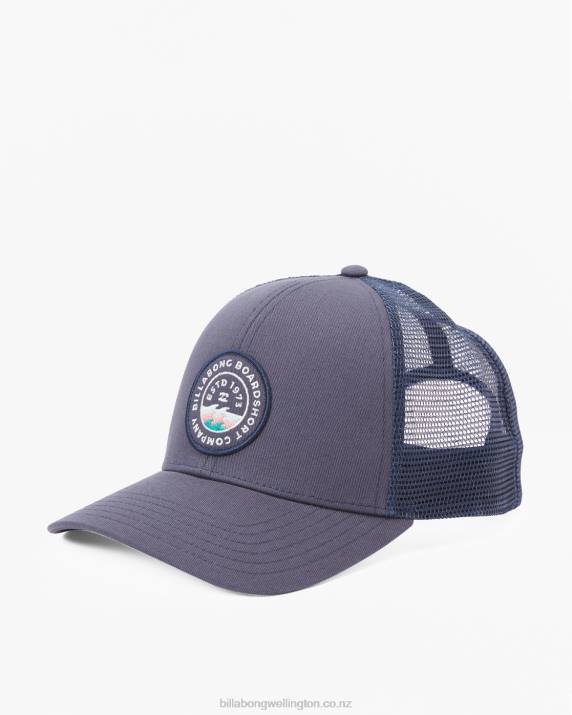 Boys Navy Billabong Walled Trucker Hat 80P81105