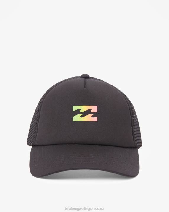 Boys Neon Green Billabong Podium Trucker Hat 80P8854
