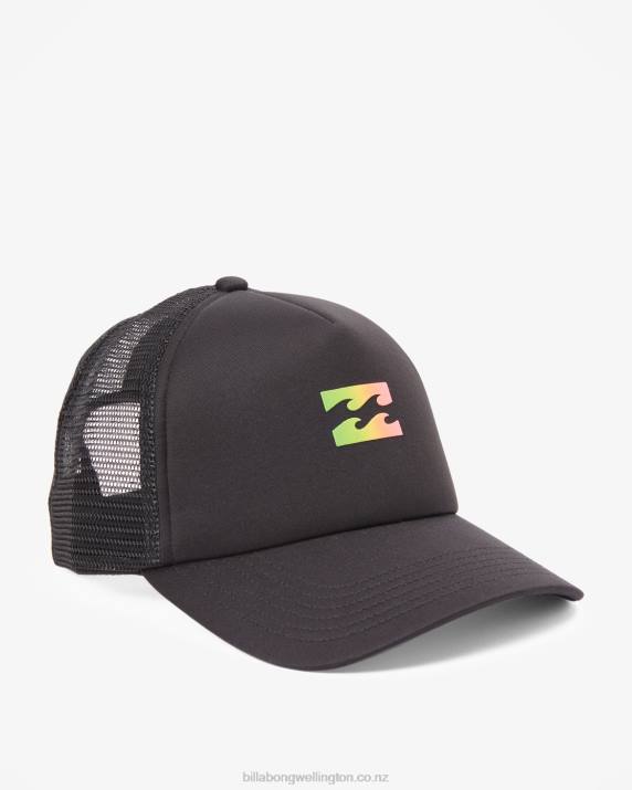 Boys Neon Green Billabong Podium Trucker Hat 80P8854