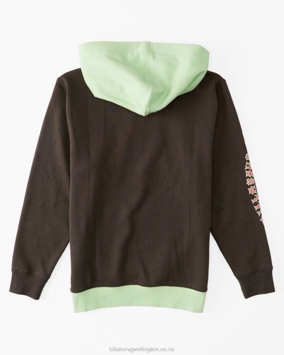 Boys Raven Billabong United Pullover Hoodie 80P8997