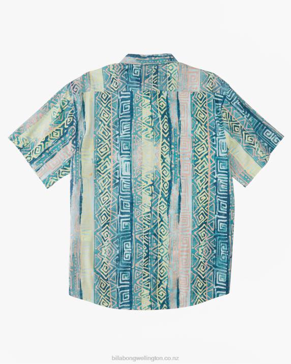 Boys Aqua Billabong Sundays Short Sleeve Shirt 80P8920