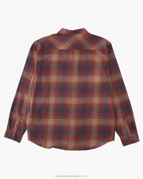 Boys Cloud Billabong Coastline Flannel Shirt 80P81115