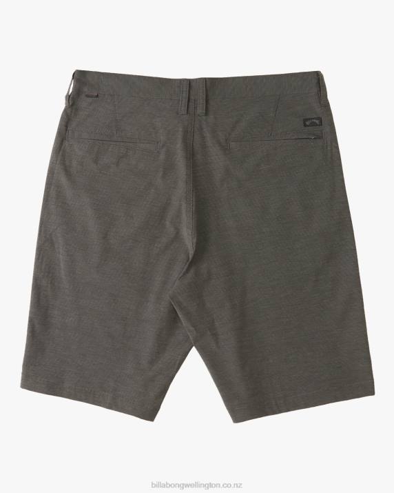 Boys Asphalt Billabong Crossfire Submersible Shorts 18'' 80P8948