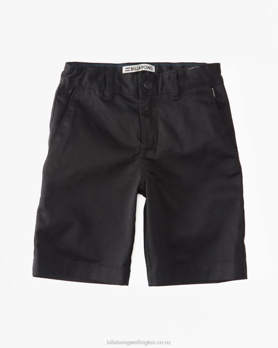 Boys Black Billabong Chino Chino Shorts 80P8961