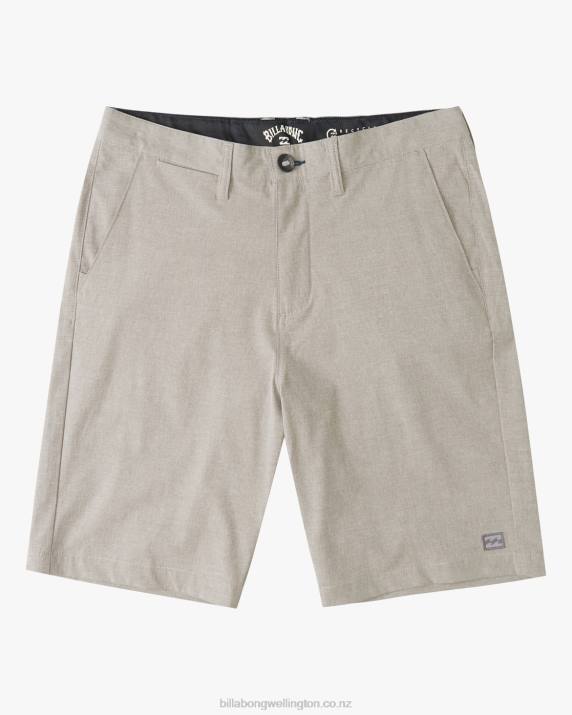 Boys Grey Billabong Crossfire Submersible Shorts 18'' 80P8965
