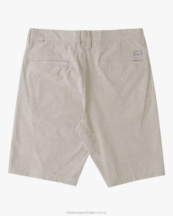Boys Grey Billabong Crossfire Submersible Shorts 18'' 80P8965