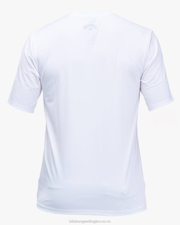 Boys White Billabong 2-7 All Day Wave Loose Fit Short Sleeve Surf Tee 80P8936