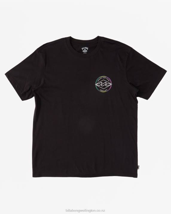 Boys Black Billabong Rotor Diamond T-Shirt 80P81088