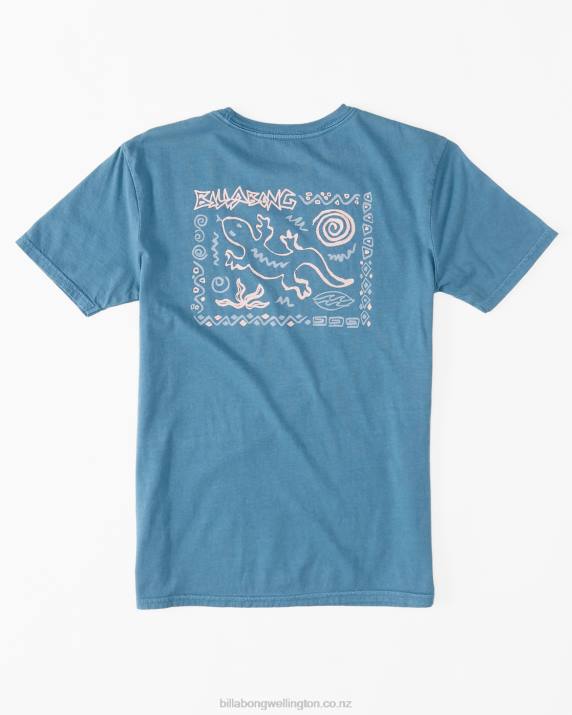 Boys Blue Lagoon Billabong Reflections T-Shirt 80P81016