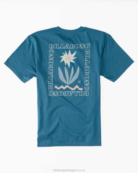 Boys Blue Lagoon Billabong Troppo Pocket T-Shirt 80P81040