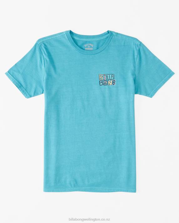 Boys Dark Mint Billabong Worded T-Shirt 80P81097