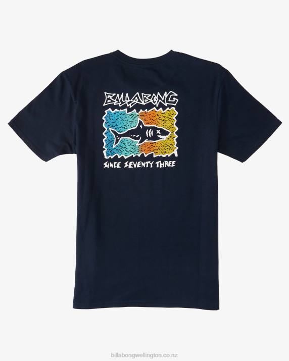 Boys Navy Billabong Sharky T-Shirt 80P81049