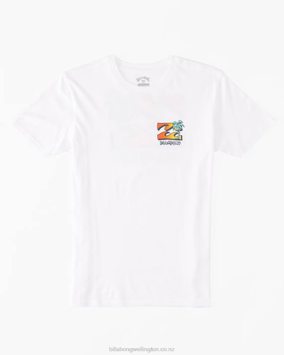 Boys White Billabong (2-7) BBTV T-Shirt 80P81101