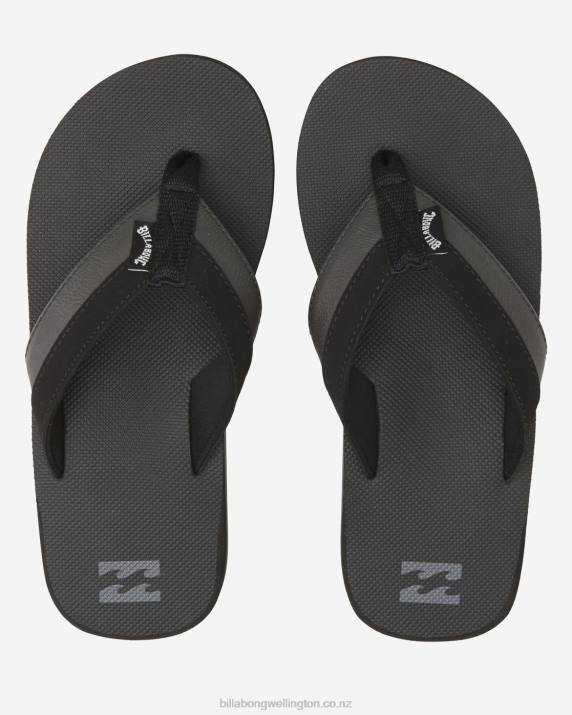 Boys Black Billabong All Day Impact Sandals 80P8720