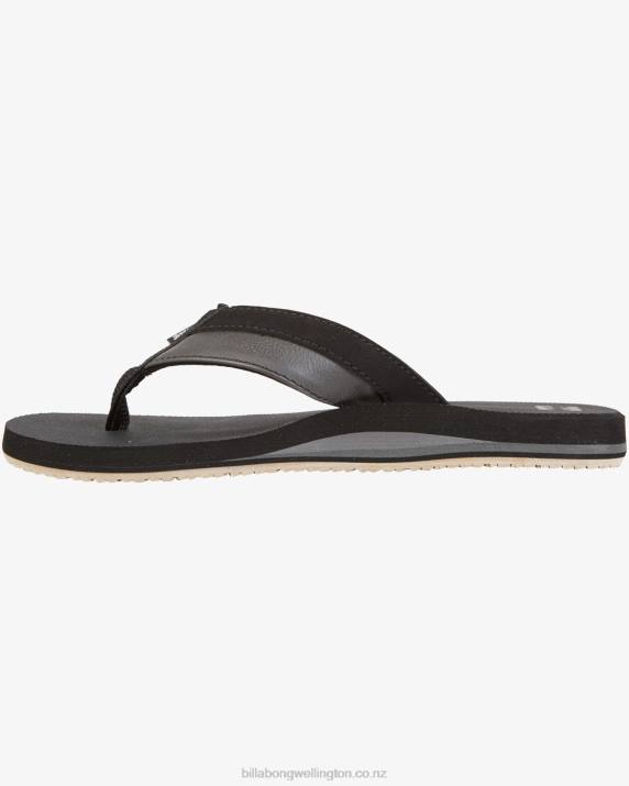 Boys Black Billabong All Day Impact Sandals 80P8720