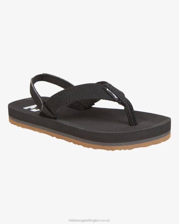 Boys Black Billabong Stoked Sandals 80P8724