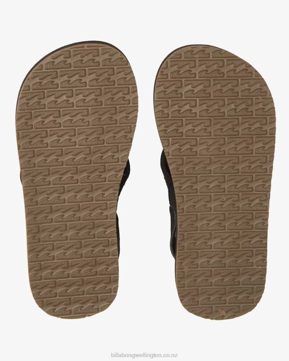 Boys Black Billabong Stoked Sandals 80P8724