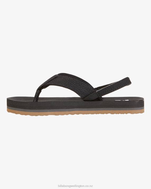 Boys Black Billabong Stoked Sandals 80P8724