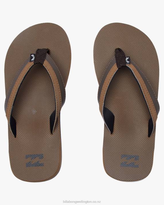 Boys Camel Billabong All Day Impact Sandals 80P8839