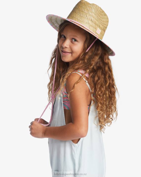 Girls Pink Trails Billabong Beach Dayz Lifeguard Hat 80P82620