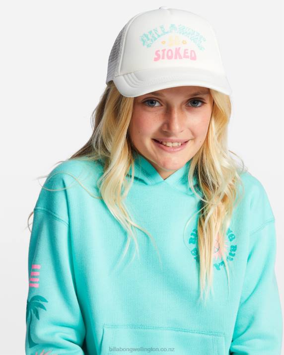 Girls Salt Crystal Billabong Ohana Trucker Hat 80P82728