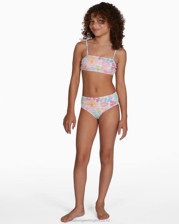Girls Multi Billabong Brighter Days Strappy Tank Bikini Set 80P82809