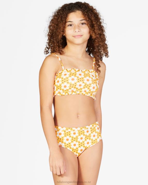 Girls Multi Billabong Cant Wait Bandeau Bikini Set 80P82780