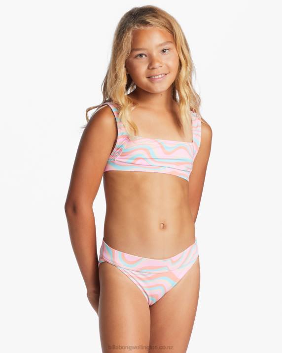 Girls Multi Billabong Sorbet Dreamz Two Piece Tankini Set 80P82650