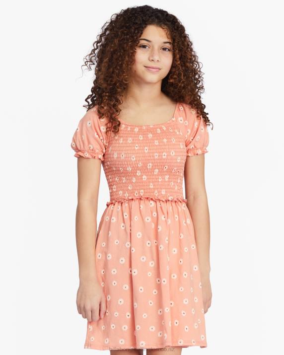 Girls Canyon Sunset Billabong Dance Around Babydoll Mini Dress 80P82768
