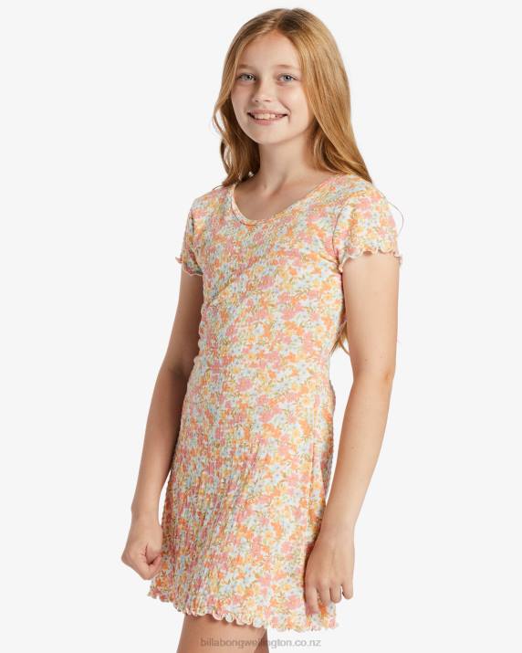 Girls Multi Billabong Simply Cute T-Shirt Dress 80P82635