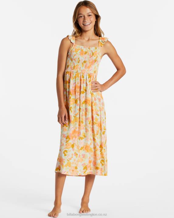 Girls Seaspray Billabong Lots Of Fun Midi Dress 80P82611