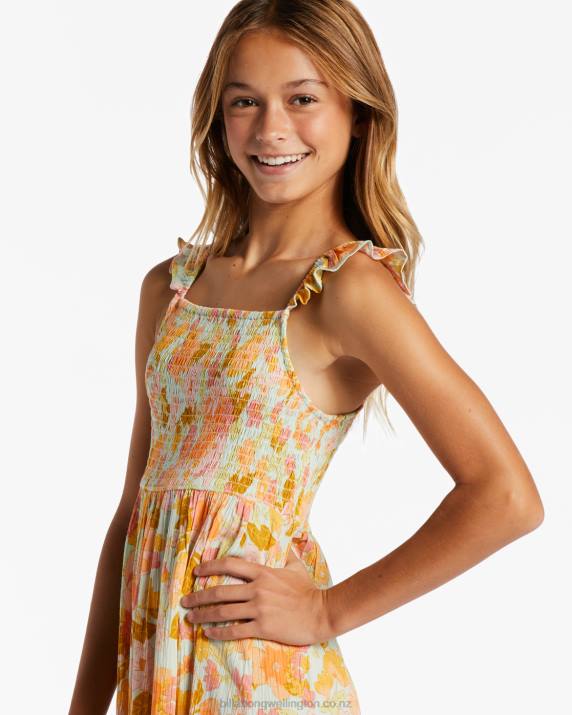 Girls Seaspray Billabong Lots Of Fun Midi Dress 80P82611