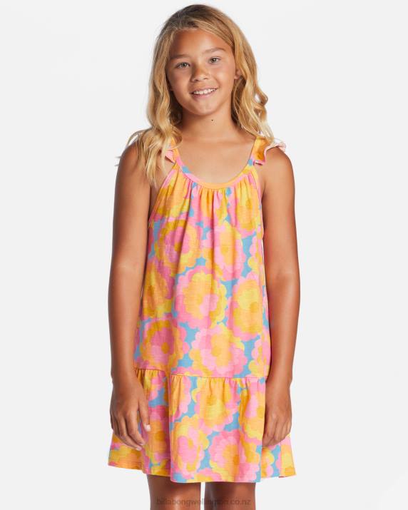 Girls Summer Sky Billabong Sand Castles Strappy Dress 80P82661
