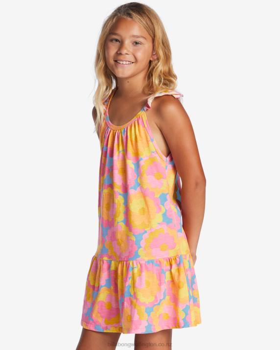 Girls Summer Sky Billabong Sand Castles Strappy Dress 80P82661