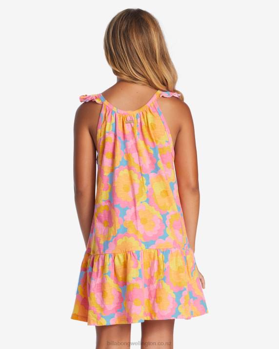 Girls Summer Sky Billabong Sand Castles Strappy Dress 80P82661