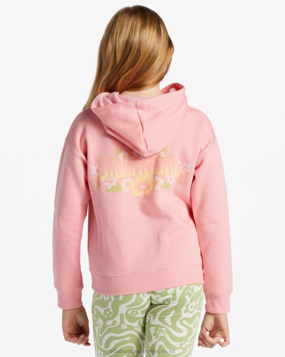 Girls Flamingo Billabong Take Good Care Hoodie 80P82655