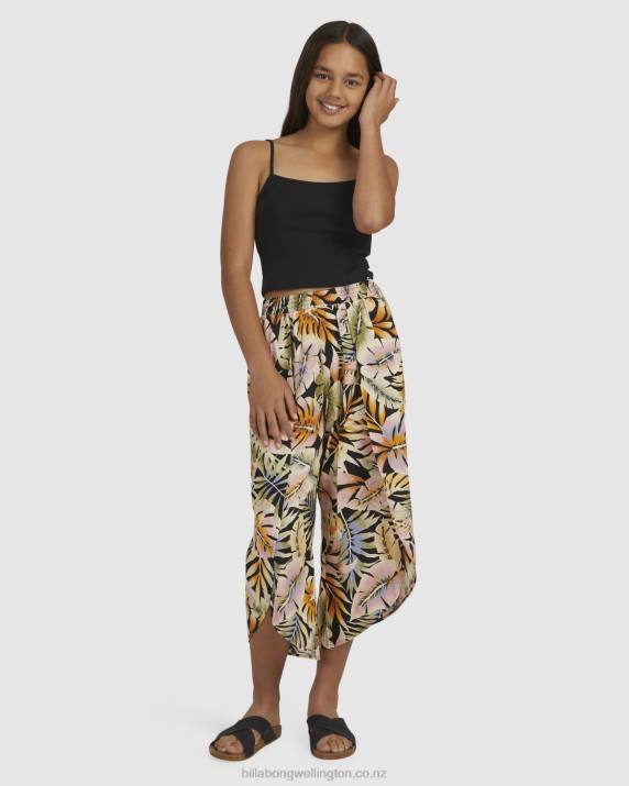 Girls Multi Billabong Postcards Elastic Waist Pants 80P82776