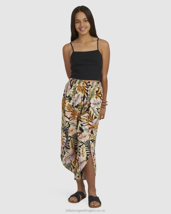 Girls Multi Billabong Postcards Elastic Waist Pants 80P82776