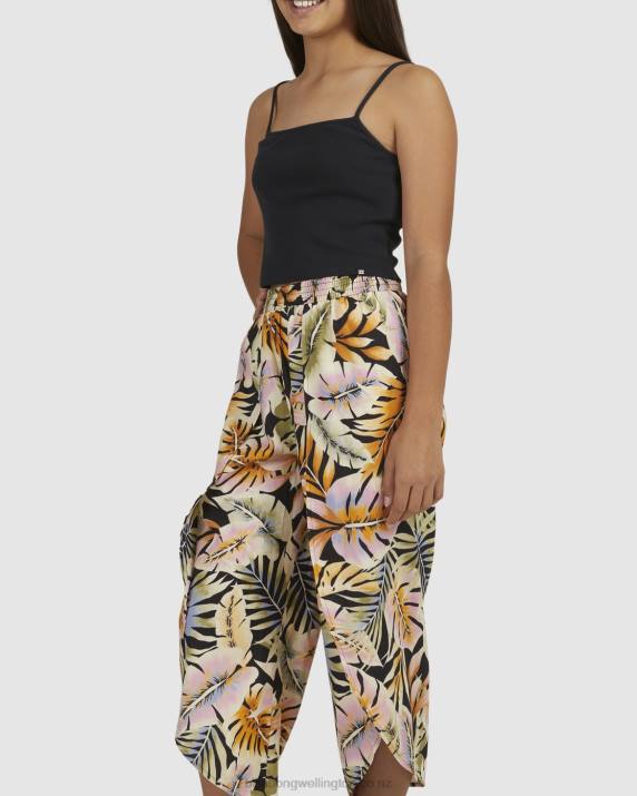 Girls Multi Billabong Postcards Elastic Waist Pants 80P82776