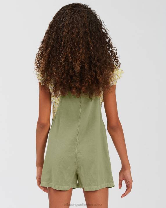 Girls Avocado Billabong Wave Watch Jr Romper 80P82699