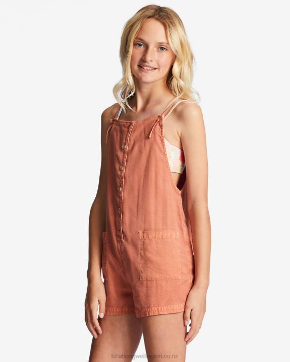 Girls Brick Billabong Wave Watch Jr Romper 80P82744