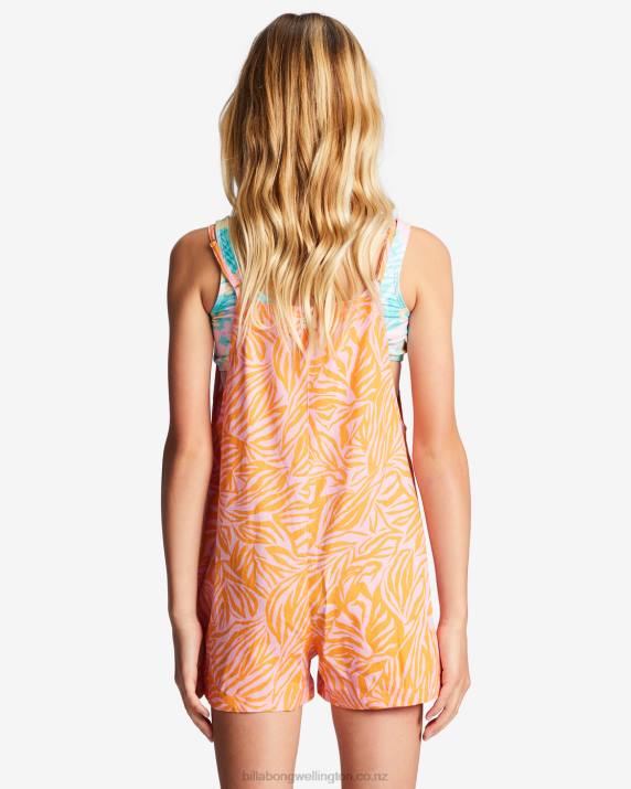 Girls Bright Nectar Billabong Wave Watch Jr Romper 80P82786