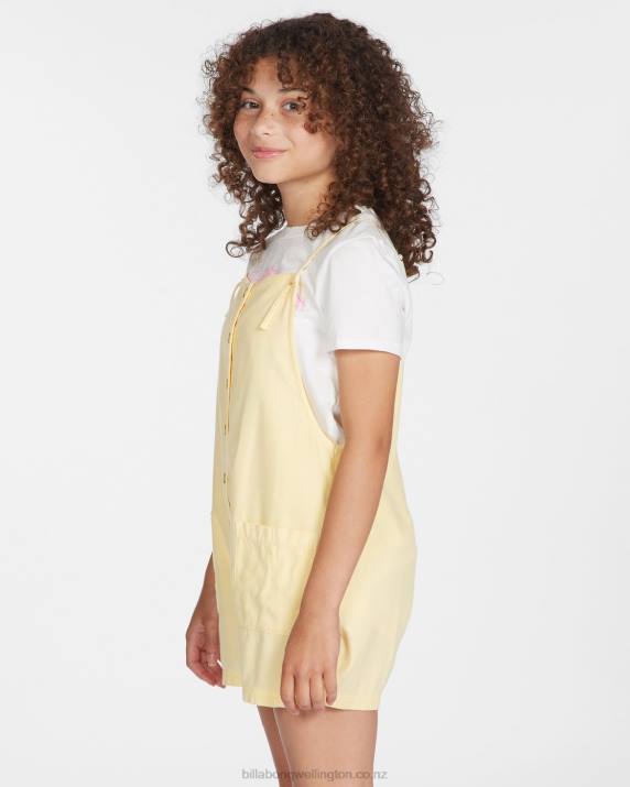 Girls Pineapple Billabong Wave Watch Jr Romper 80P82781