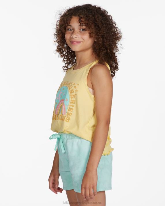 Girls Mint Chip Billabong Mint To Be Sweatshorts 80P82804