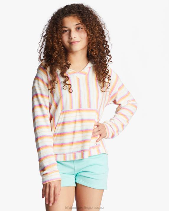 Girls Happy Pink Billabong 4-16 Baja Mini Sweatshirt 80P82785