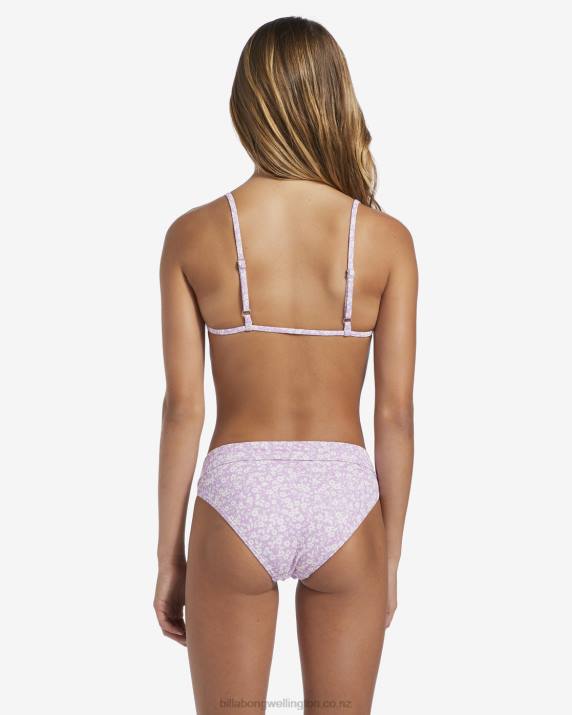 Girls Lilac Dream Billabong 4-16 Flowerside Strappy Tank Two-Piece Swim Set 80P82788