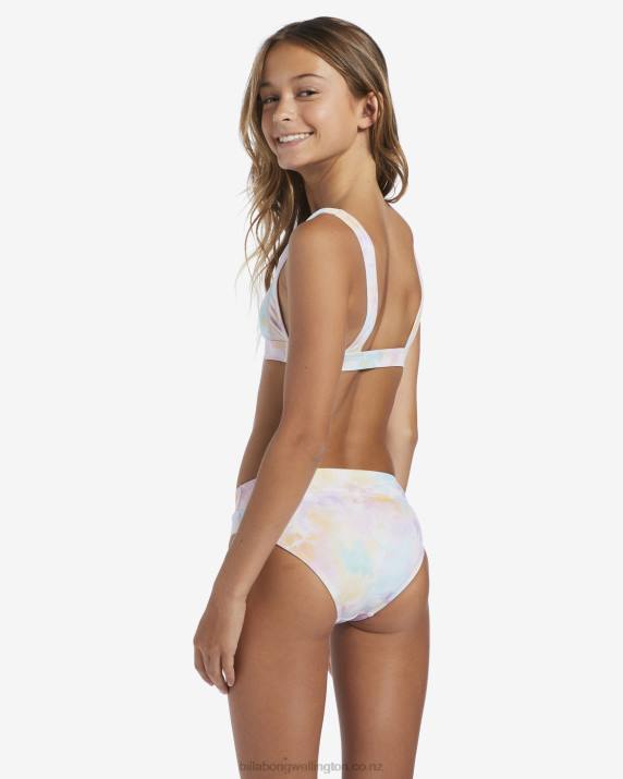 Girls Multi Billabong 4-16 Time For Tie Dye Tank Two-Piece Swim Set 80P82730