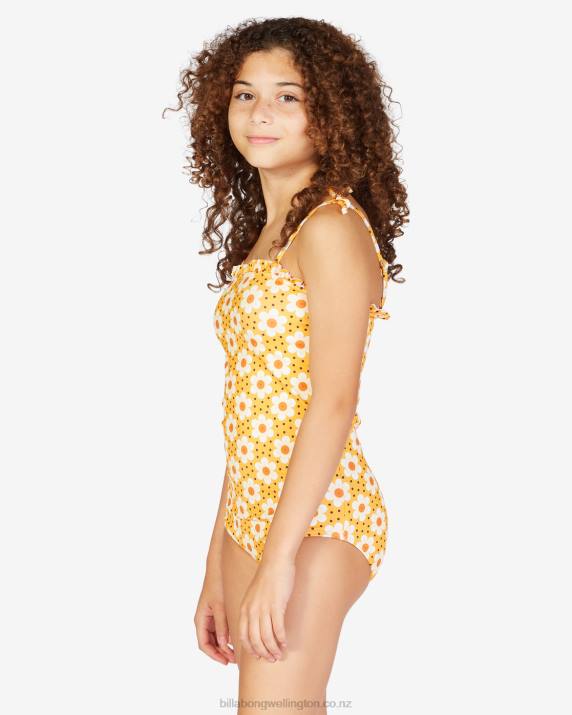 Girls Multi Billabong Cant Wait One-Piece Swimsuit 80P82775