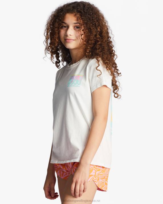 Girls Salt Crystal Billabong 4-16 Enjoy The View Oversized T-Shirt 80P82694