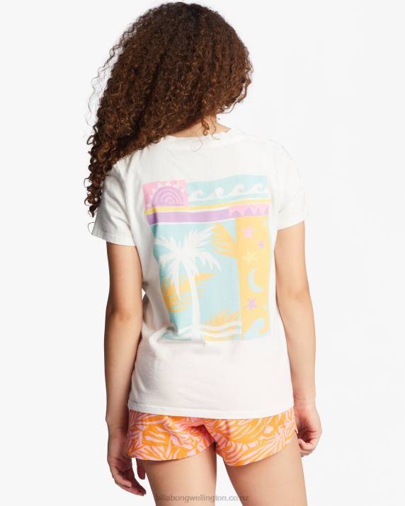 Girls Salt Crystal Billabong 4-16 Enjoy The View Oversized T-Shirt 80P82694